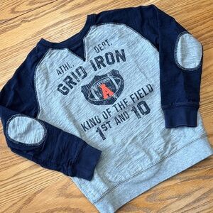 Gymboree Navy and Gray Graphic Sweatshirt